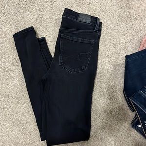 American Eagle, Size 2, black skinny jeans